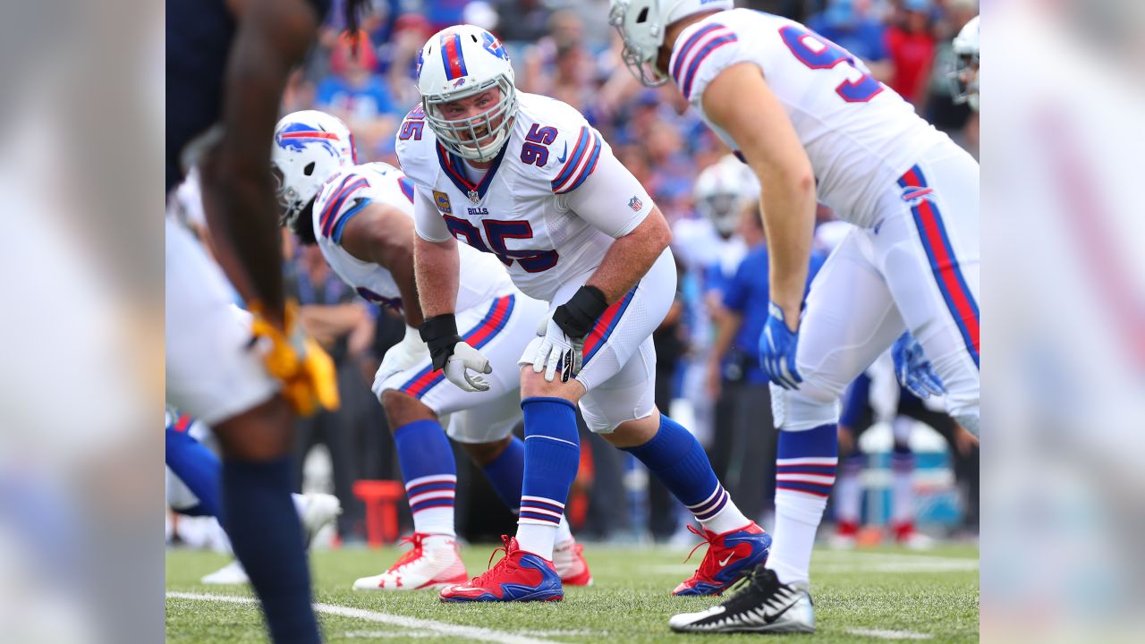 November 19, 2017 Buffalo Bills defensive end Ryan Davis #56 in action  during the football game between the Buffalo Bills and the Los Angeles  Chargers at the StubHub Center in Carson, California.