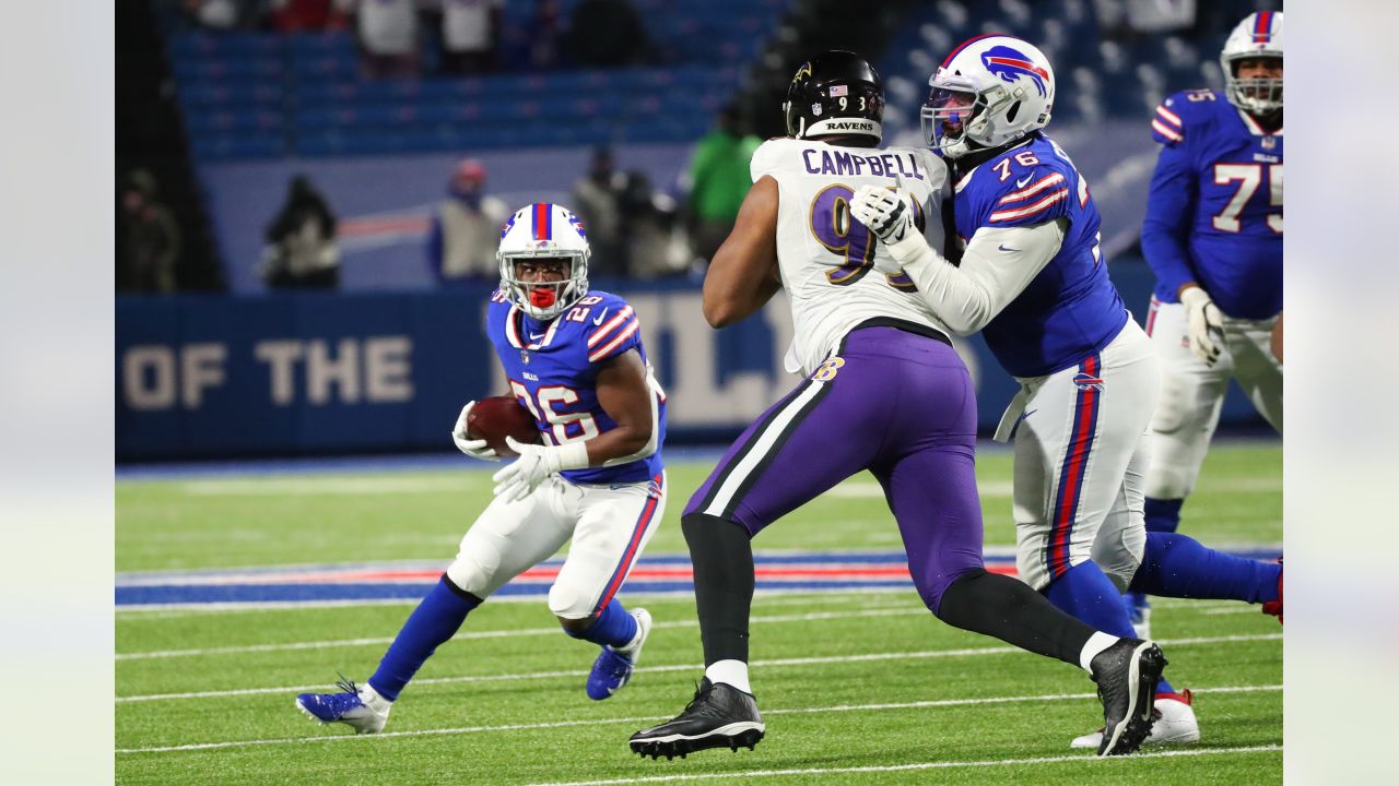 The Buffalo Bills defeat the Baltimore Ravens 17-3 to advance to their  first AFC championship game in 26 years