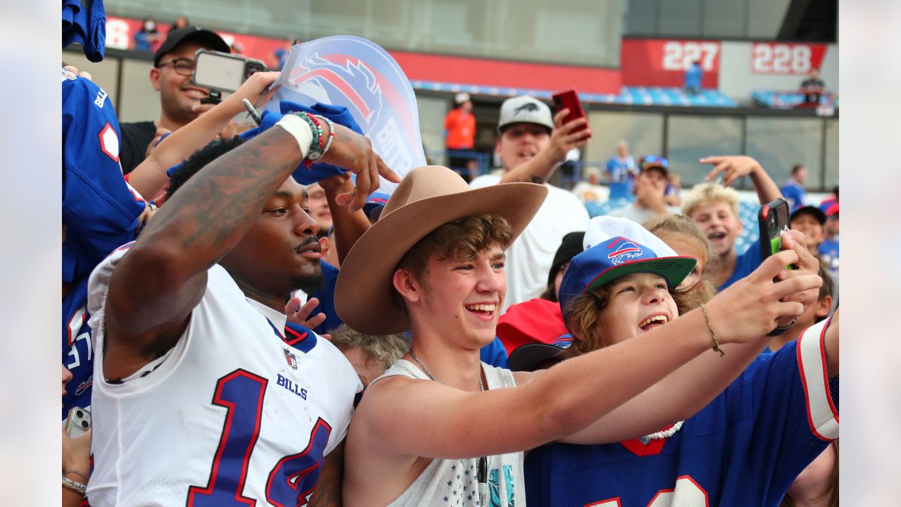 Bills fans travel near and far to watch team in Return of Blue & Red