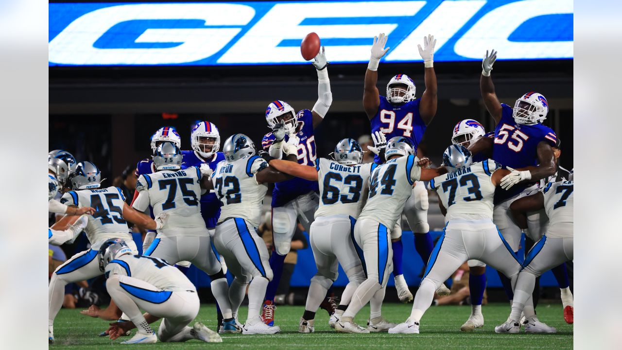 Was the final play of Buffalo Bills vs. Carolina Panthers game