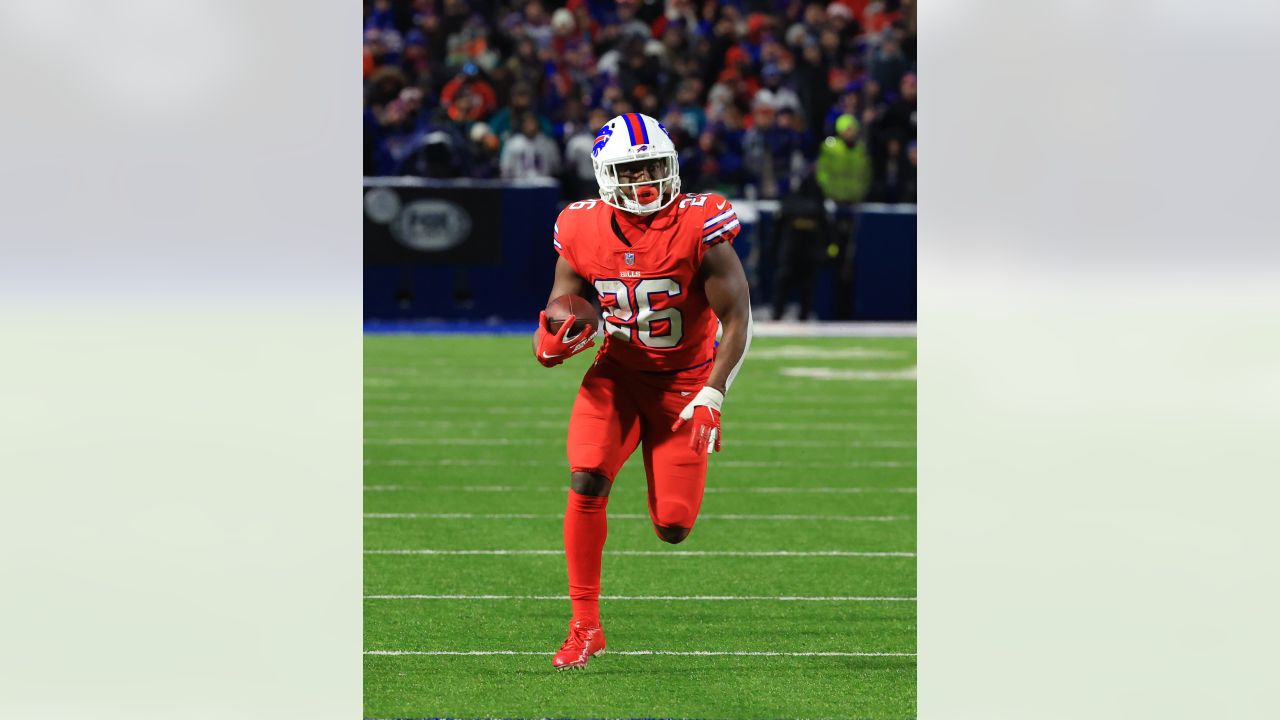 CHICAGO, IL - DECEMBER 24: Buffalo Bills quarterback Josh Allen (17) throws  the football in action during a game between the Buffalo Bills and the  Chicago Bears on December 24, 2022, at