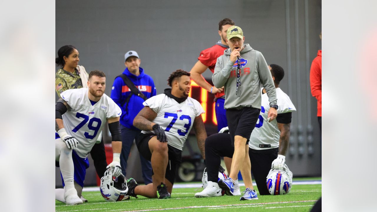 Everybody's cooking and football is on TV”  Bills enjoy the festivities of  playing on Thanksgiving