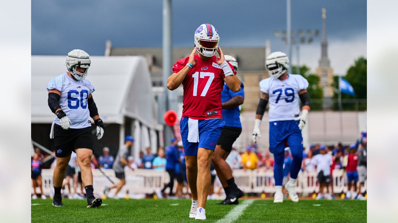 Josh Allen contract Buffalo Bills training camp observations