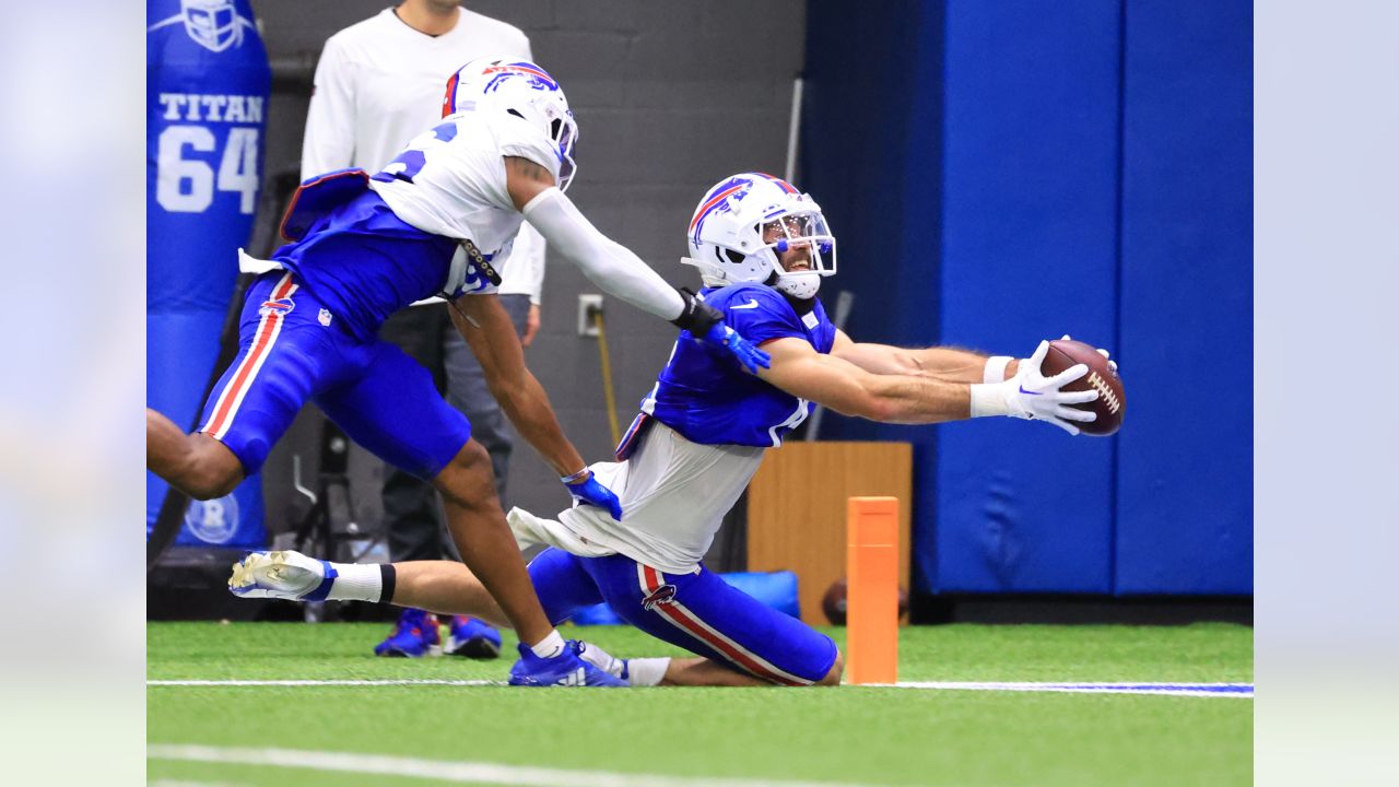 Current Bills OL Spencer Brown (at right, lol) playing baseball in