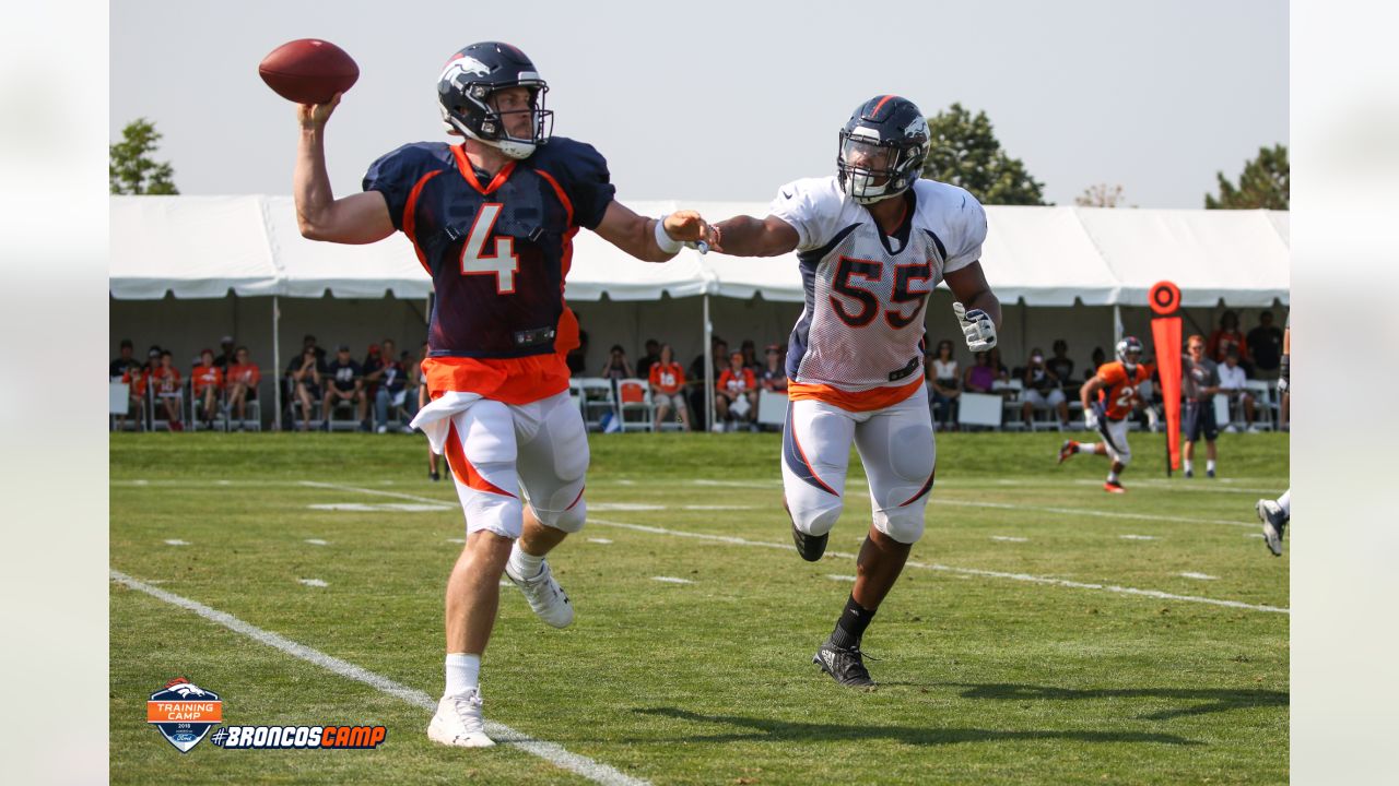 Broncos training camp observations: Garett Bolles, Bradley Chubb have first  fight of camp, Broncos