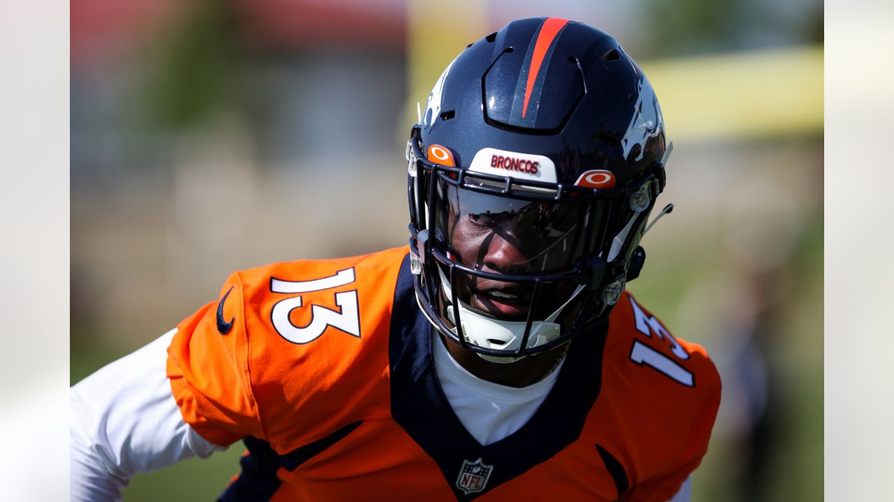 Some Broncos Linemen Appear At Training Camp With Unusual Extra Padding On  Outside Of Helmets - CBS Colorado