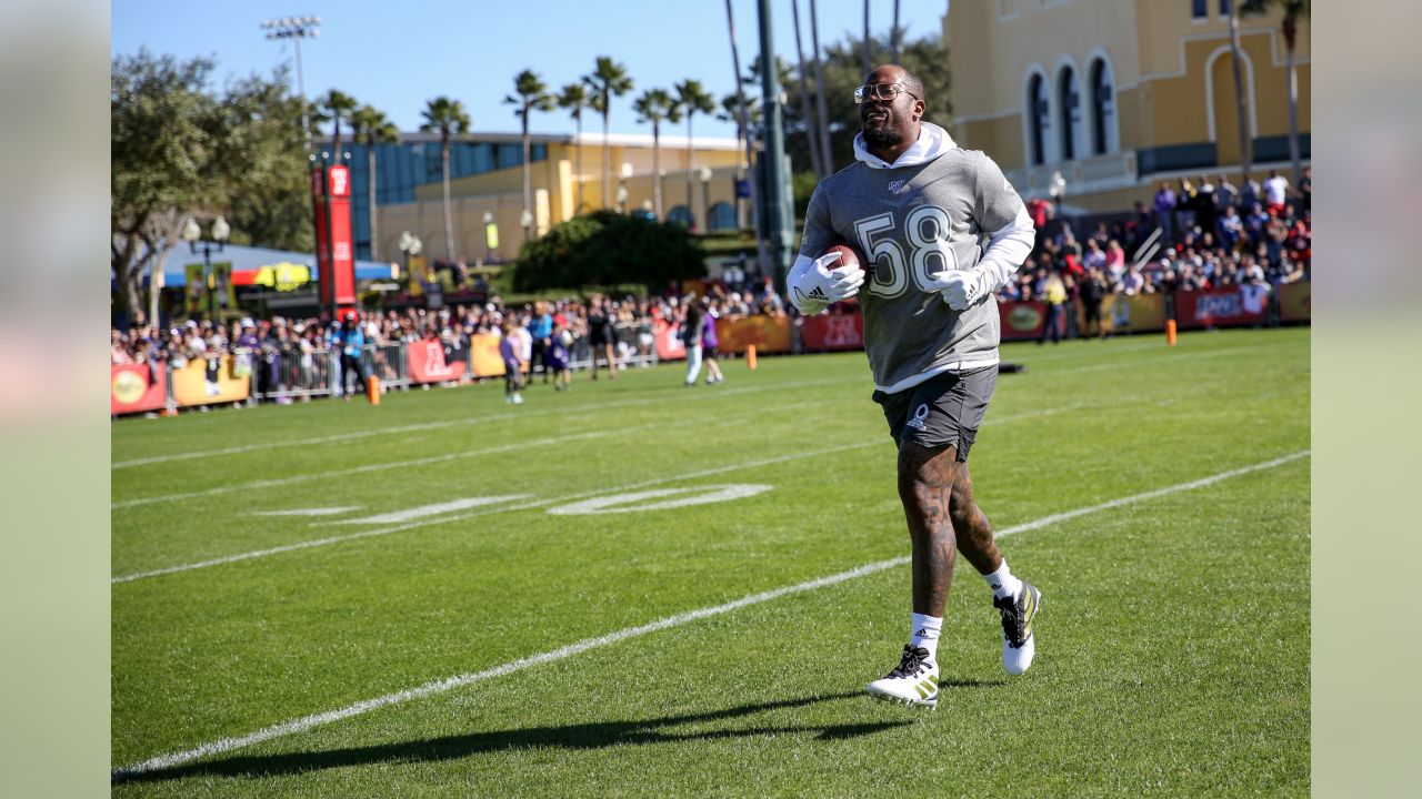 AFC linebacker Von Miller #58 is seen during the Precision Passing event at  the Pro Bowl Skills Challenge, Wednesday, January 23, 2019, in Kissimmee,  FL. (AP Photo/Gregory Payan Stock Photo - Alamy