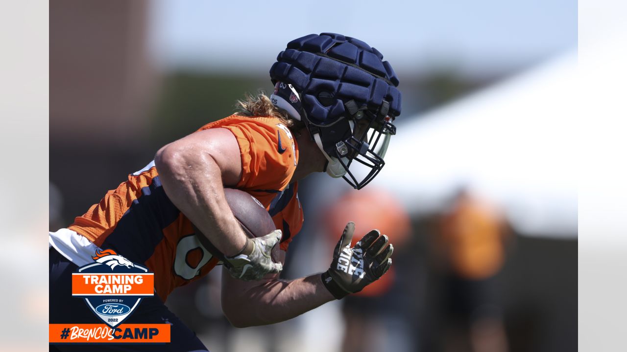 Some Broncos Linemen Appear At Training Camp With Unusual Extra Padding On  Outside Of Helmets - CBS Colorado