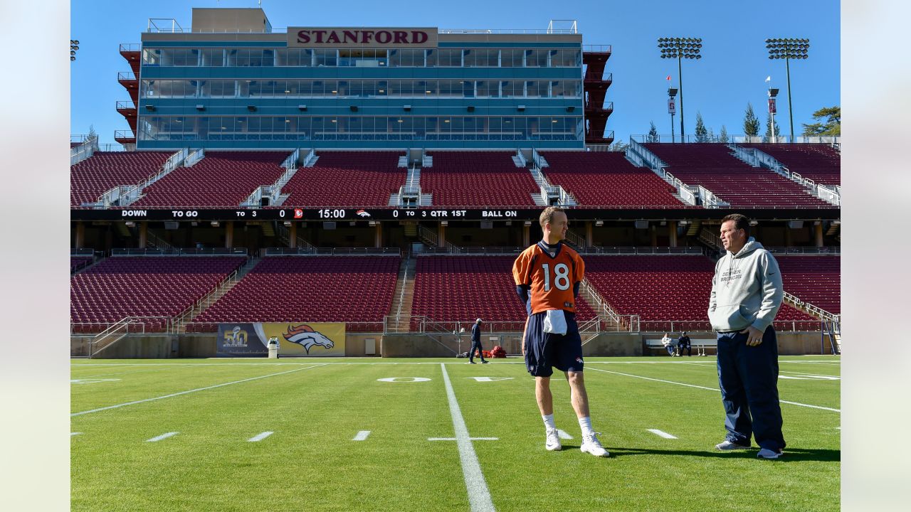 Denver Broncos Head Coach Gary Kubiak is doused with Gatorade at