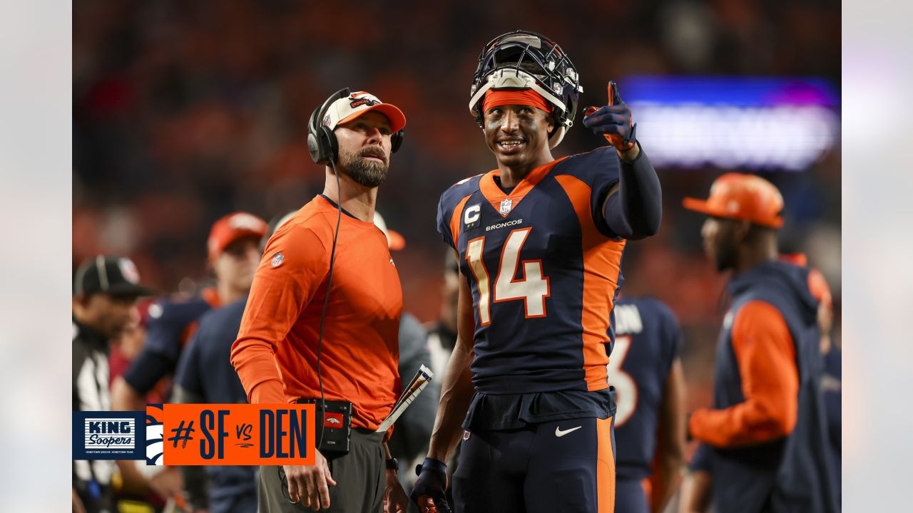 Denver Broncos punter Corliss Waitman warms up before a preseason