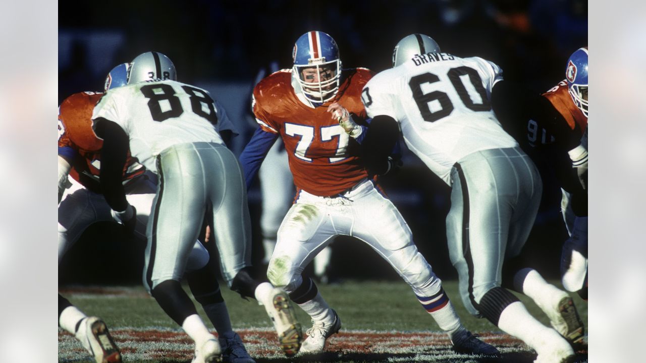 Karl Mecklenburg of the Denver Broncos looks on circa 1980s. News