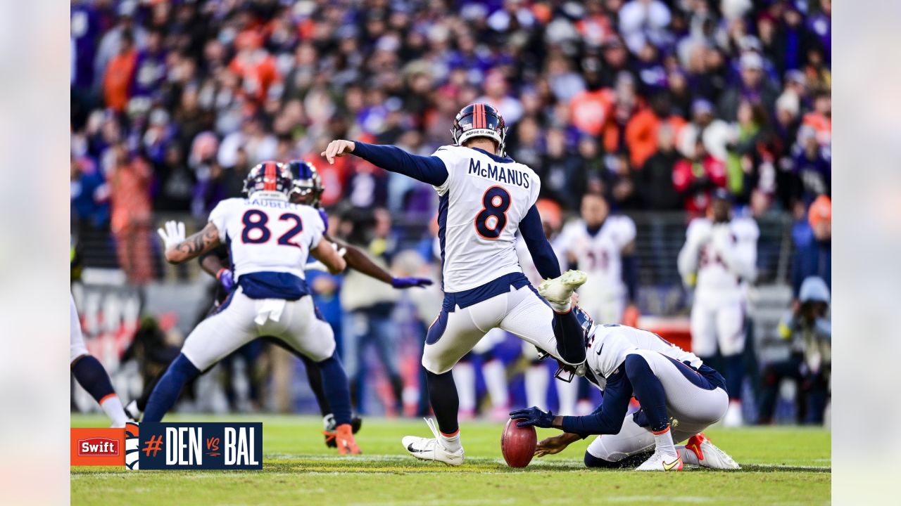 Denver Broncos use 6 Brandon McManus field goals to beat Patriots