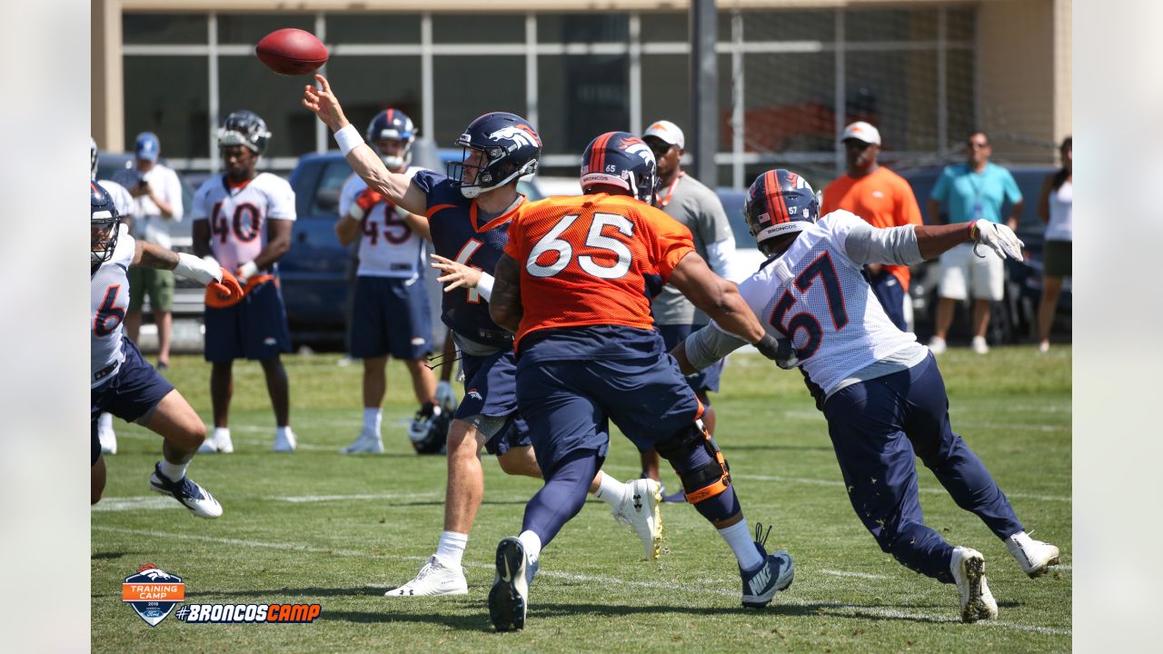 Broncos training camp rewind, Day 1: WR Trinity Benson's two touchdown  catches highlight first practice – The Denver Post