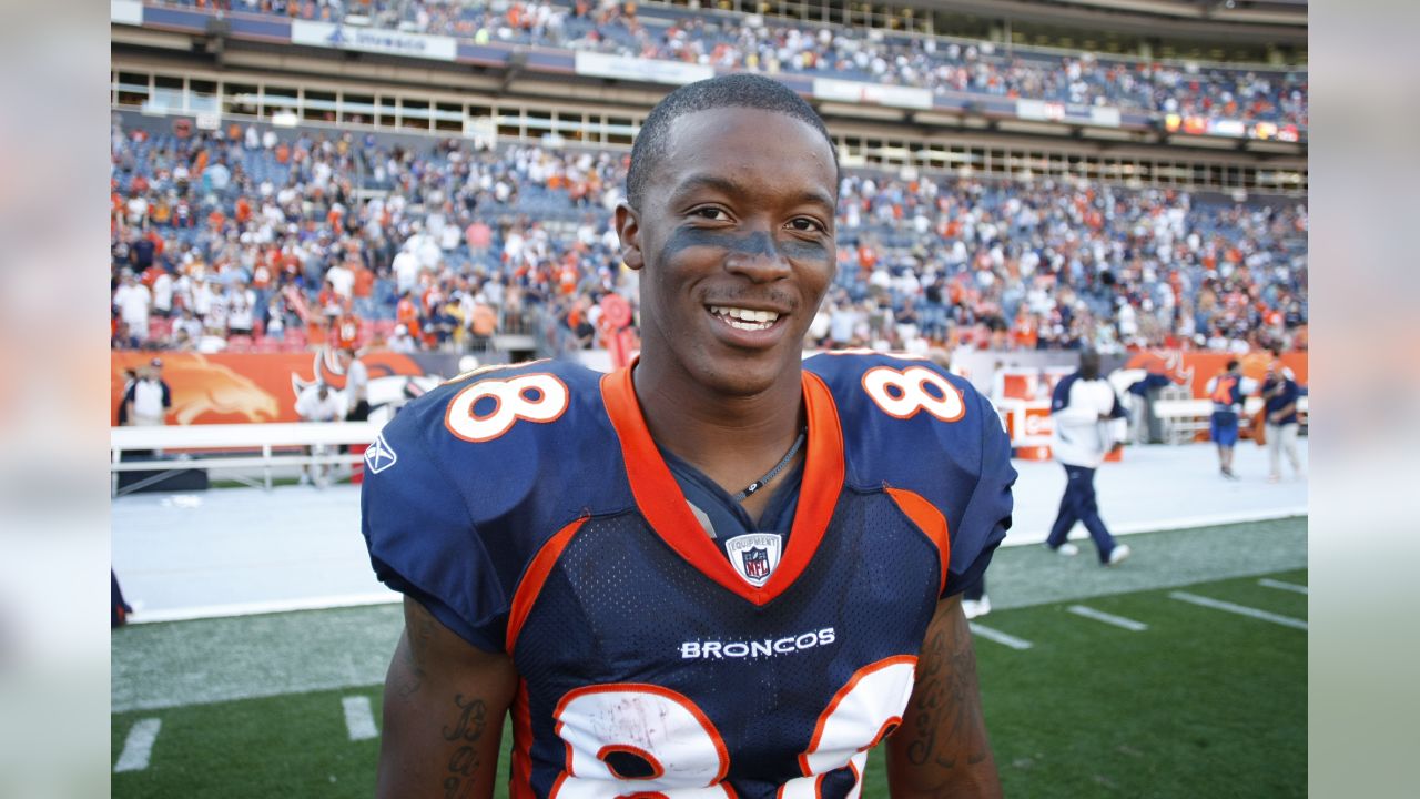 Los Angeles Rams - Von Miller honoring Demaryius Thomas during pregame  warmups.