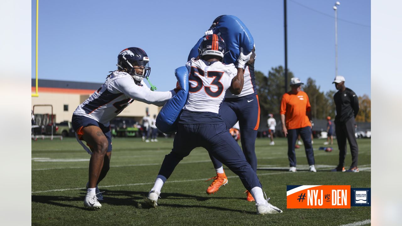 OLB Jonathon Cooper, ILB Alex Singleton, OLB Nik Bonitto meet the