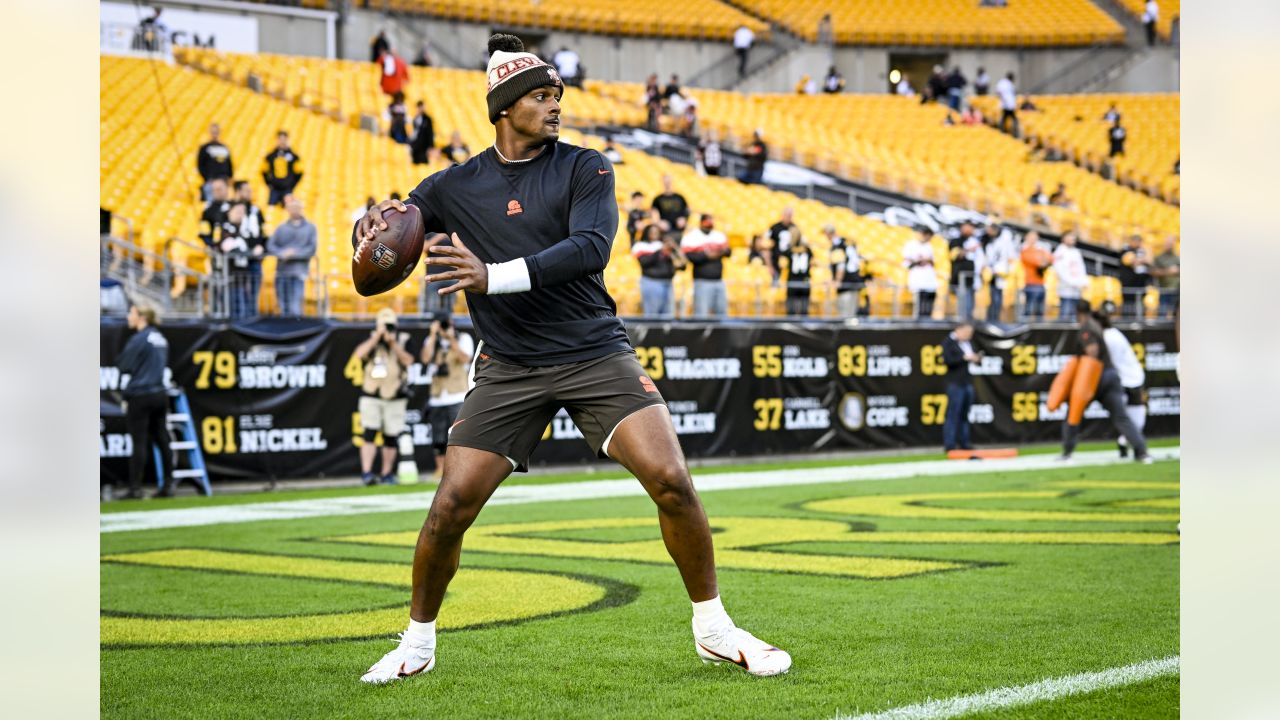 JAN 8th, 2023: David Njoku #85 during the Steelers vs Browns game in  Pittsburgh, PA. Jason Pohuski/CSM/Sipa USA(Credit Image: © Jason  Pohuski/Cal Sport Media/Sipa USA Stock Photo - Alamy