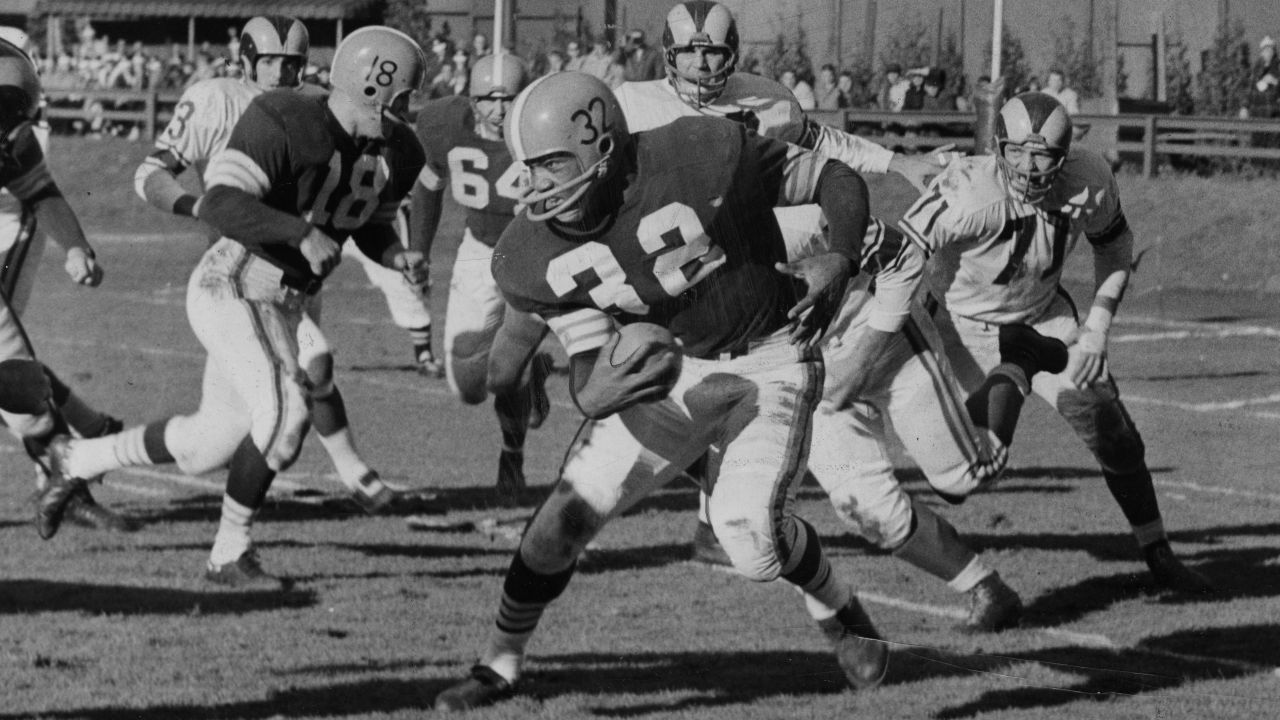 Cleveland Browns Practice Jersey, worn by Jim Brown