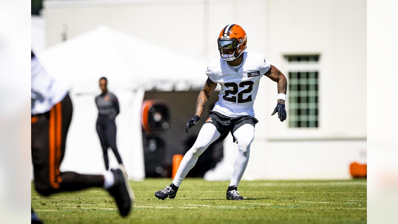 Cleveland Browns owners Jimmy Haslam, top center, and Dee Haslam, top  right, watch during an NFL football practice in Berea, Ohio, Sunday, Aug.  14, 2022. (AP Photo/David Dermer Stock Photo - Alamy