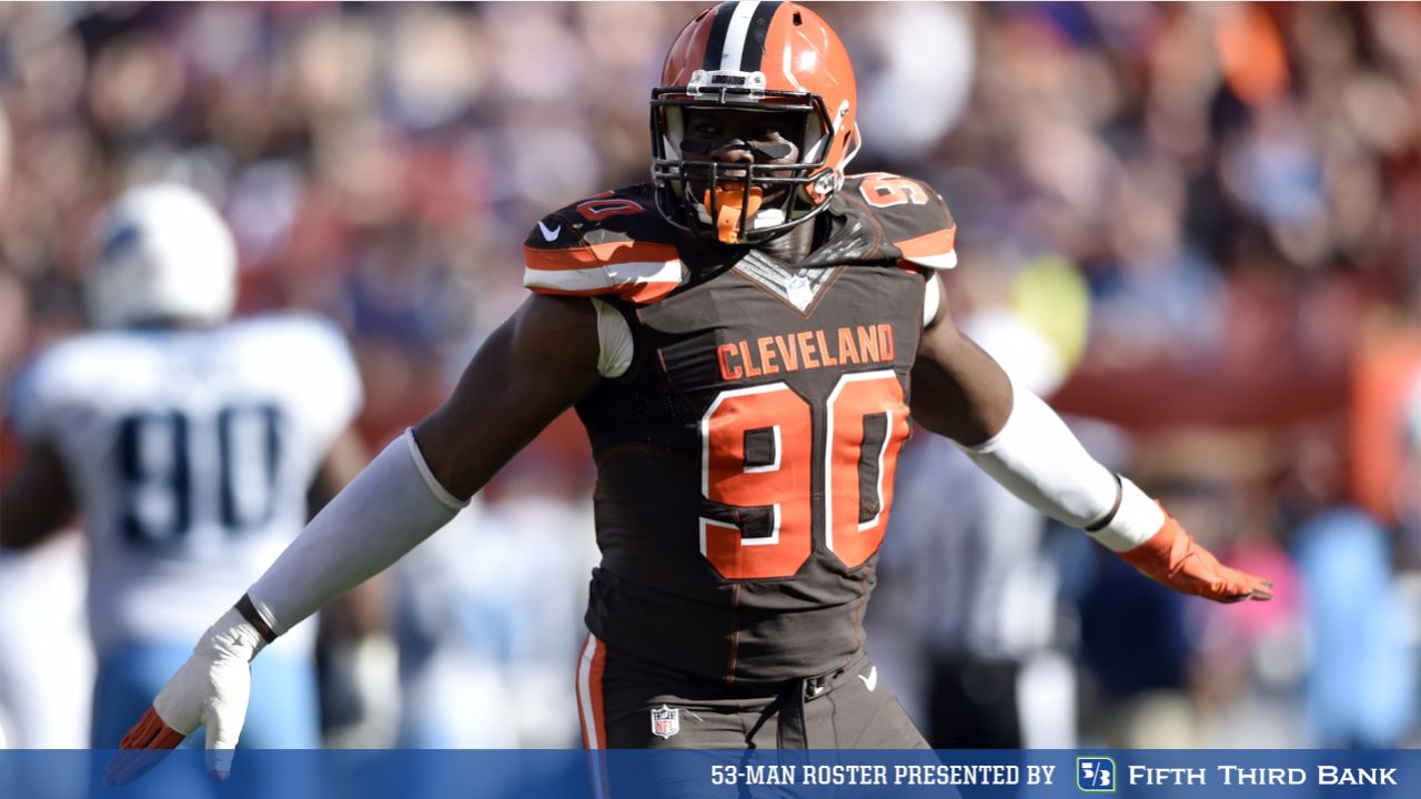 Cleveland Browns wide receiver Evan Berry on the field prior to the News  Photo - Getty Images