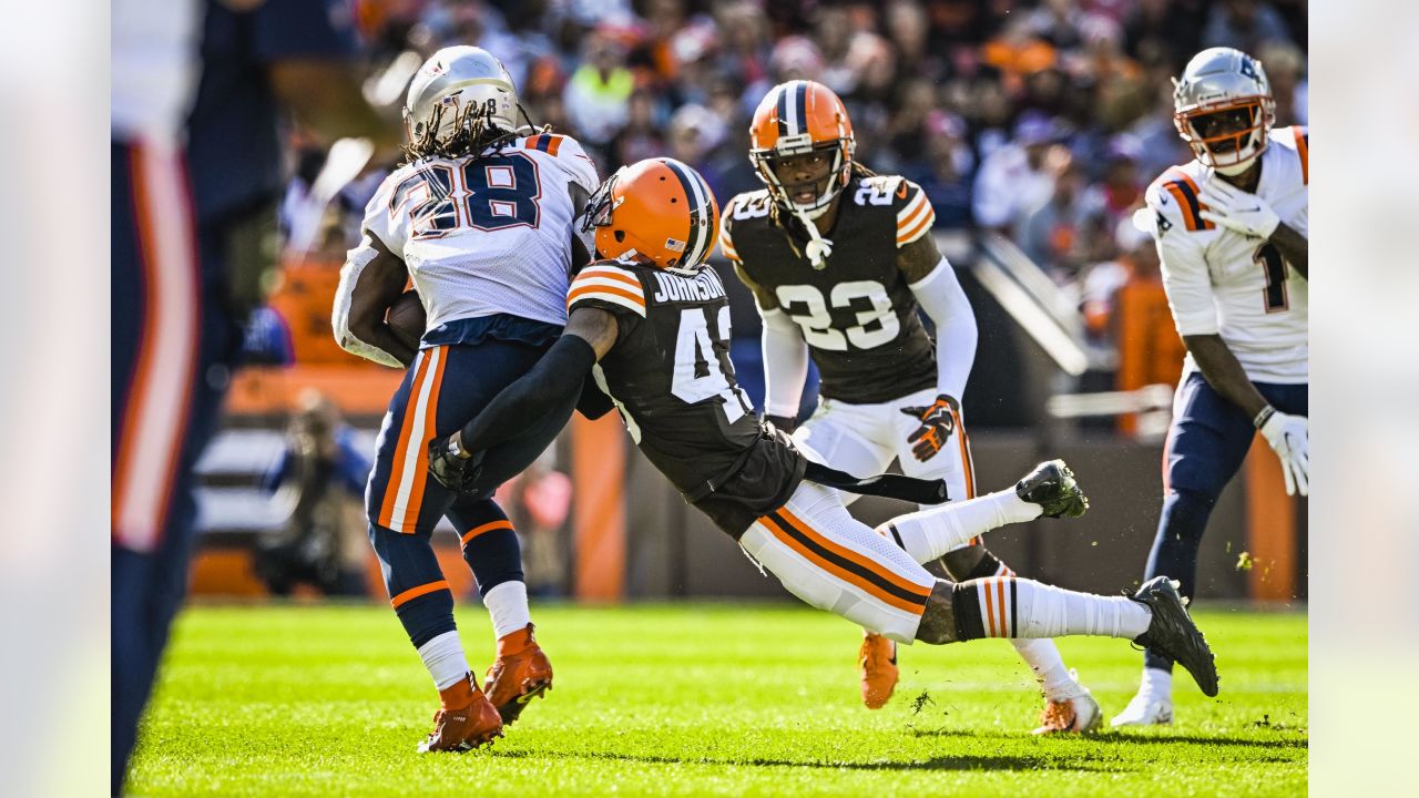 August 21, 2017: Cleveland Browns defensive back J.D. Harmon (41) during  the NFL football game between the New York Giants and the Cleveland Browns  at First Energy Stadium in Cleveland, Ohio. JP