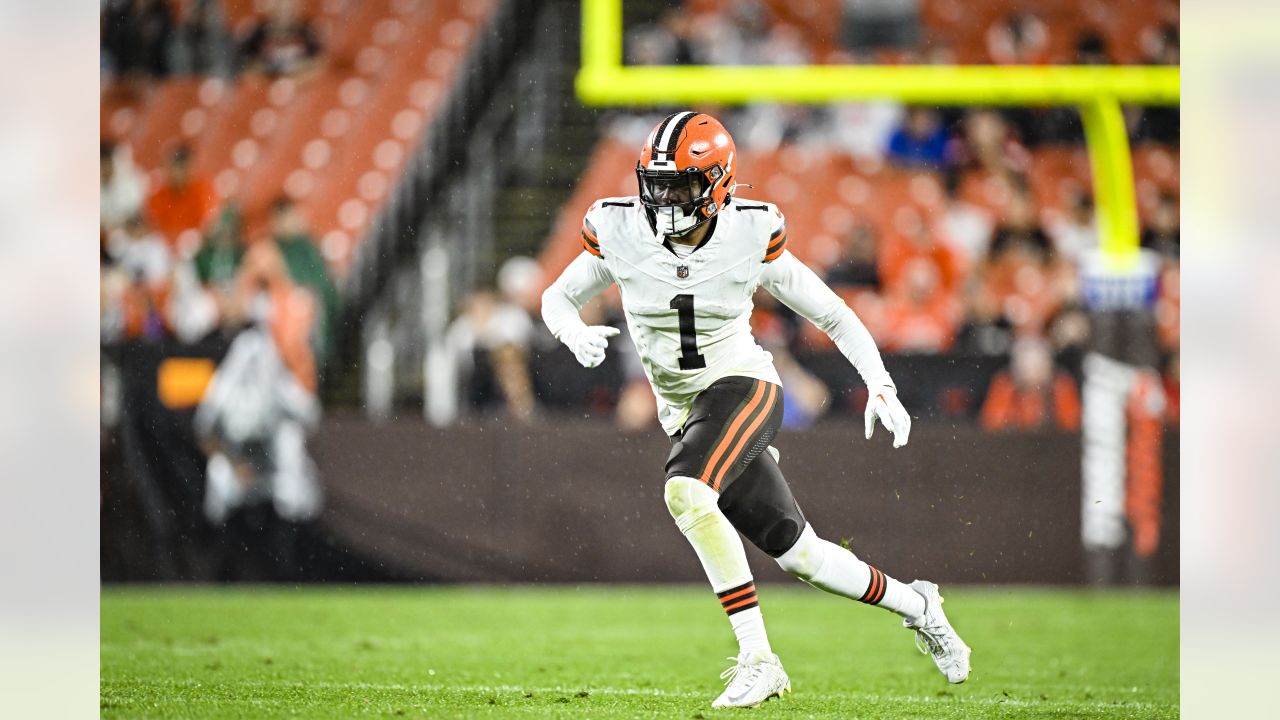 Cleveland Browns quarterback Kellen Mond passes during the second half of a  preseason NFL football game against the Washington Commanders on Friday,  Aug. 11, 2023, in Cleveland. (AP Photo/David Richard Stock Photo 