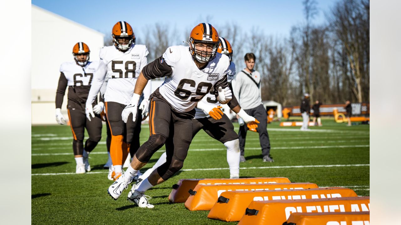 Denzel Ward Brown Cleveland Browns Game-Used #21 Jersey vs. Miami Dolphins  on November 13 2022