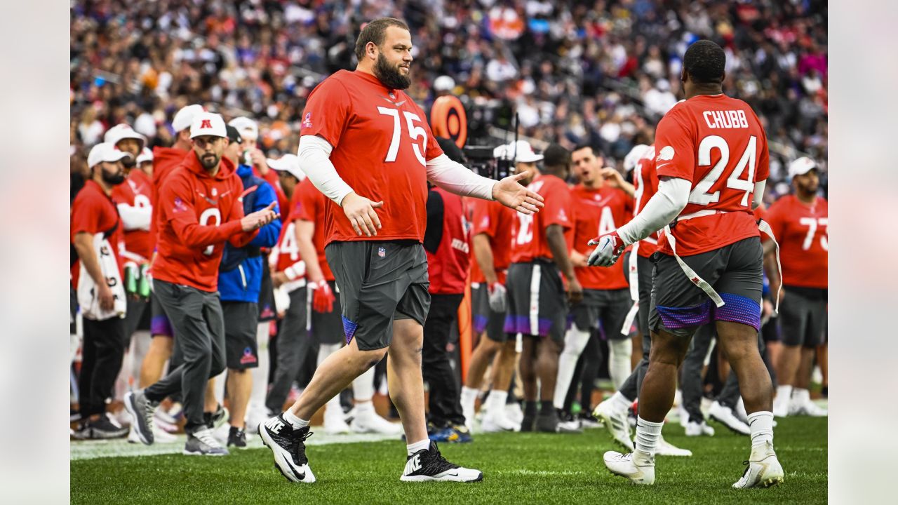 Pro Bowl recap, Day 2: Joel Bitonio busts through walls, Nick Chubb plays flag  football - Dawgs By Nature