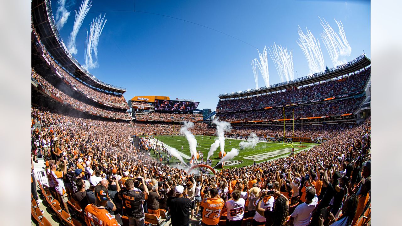 Cleveland Browns 50 Yard Line at FirstEnergy Stadium Panoramic