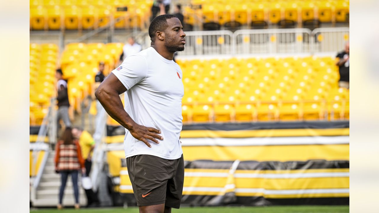 JAN 8th, 2023: David Njoku #85 during the Steelers vs Browns game in  Pittsburgh, PA. Jason Pohuski/CSM/Sipa USA(Credit Image: © Jason  Pohuski/Cal Sport Media/Sipa USA Stock Photo - Alamy