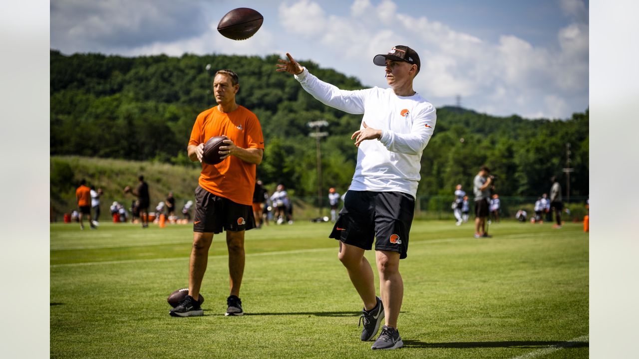 Callie Brownson, Browns assistant receivers coach, ready to 'roll