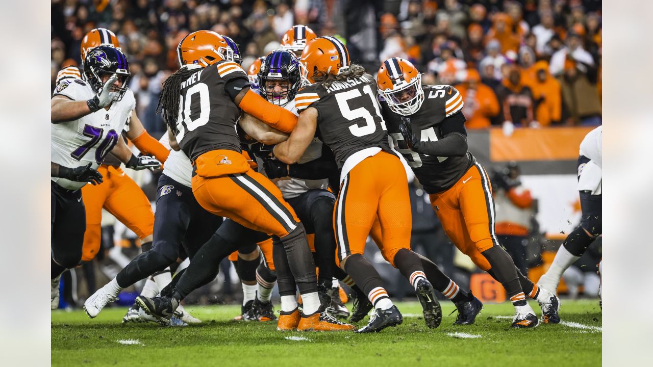 Cleveland Browns Game-Used Football vs. Baltimore Ravens on December 17 2022