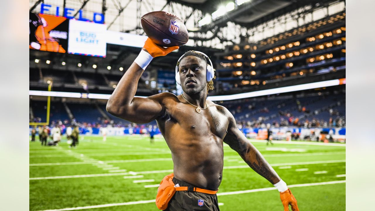 The Cleveland Browns and Buffalo Bills play week 11 at Ford Field