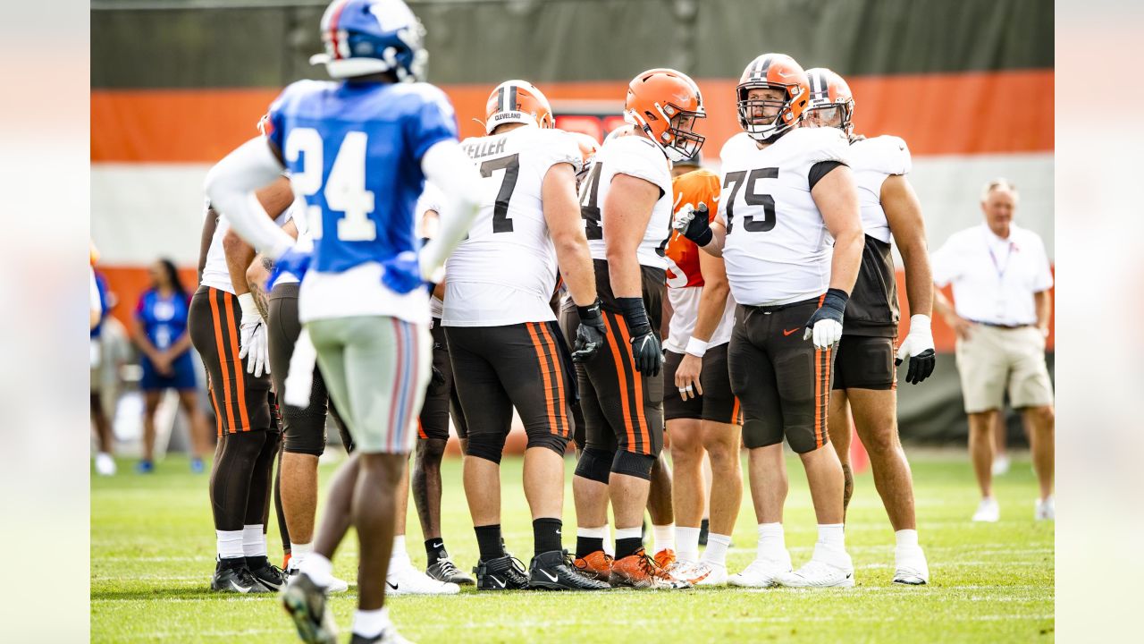 Giants and Browns will hold two joint practices in Cleveland