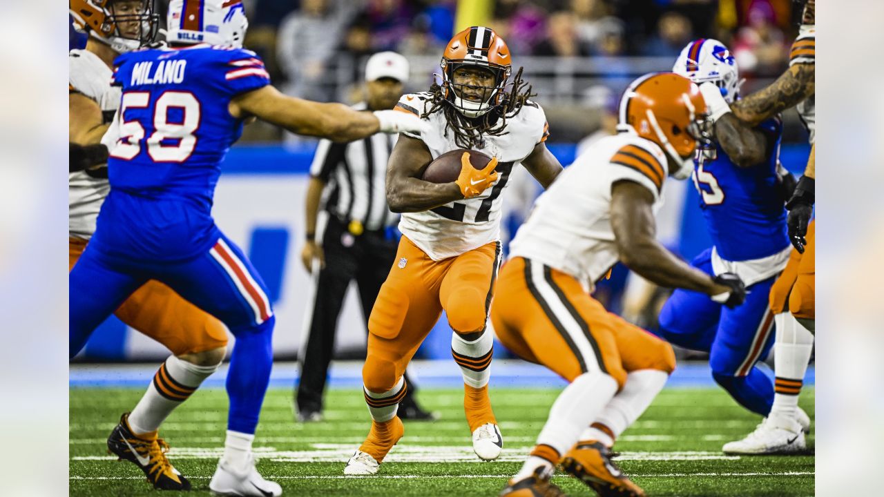 Ford Field will host the Browns vs. Bills on Sunday