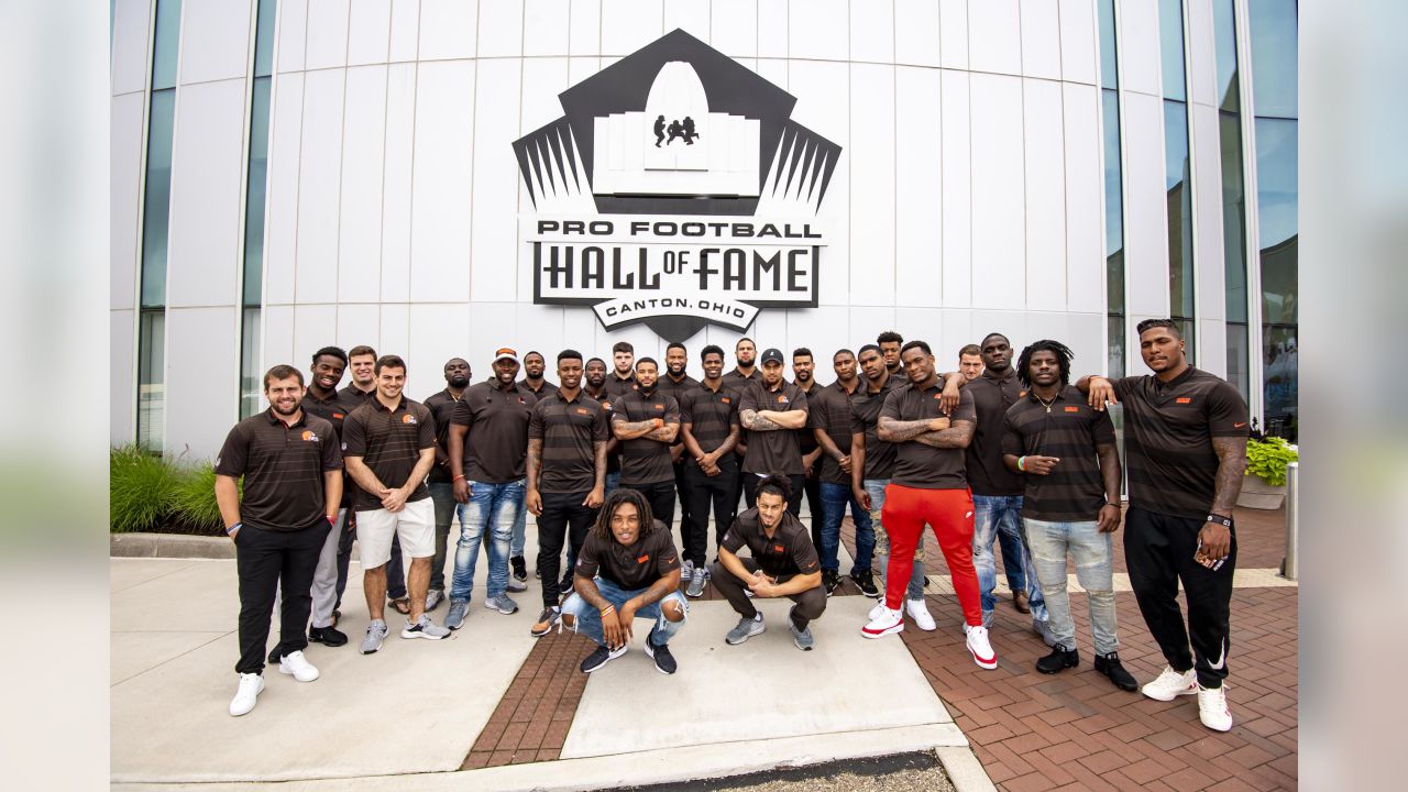 Browns rookies visited the Pro Football Hall of Fame Tuesday