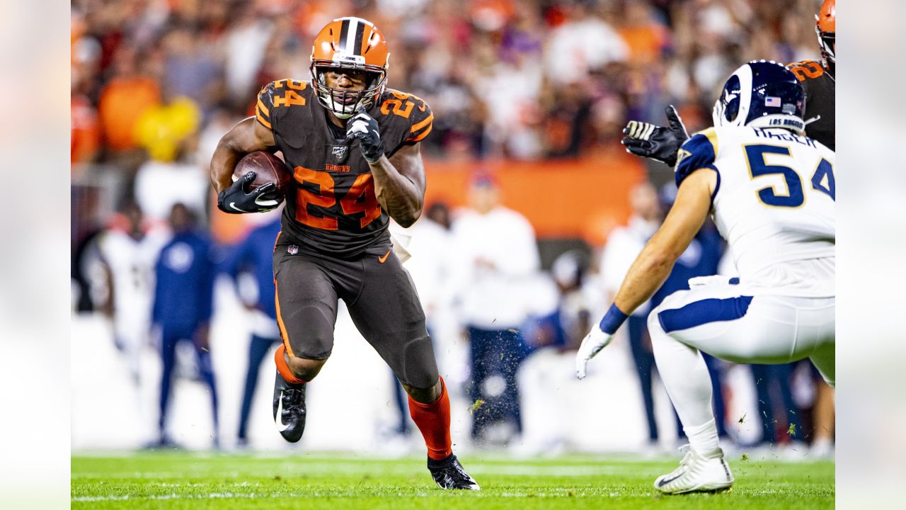 chubb: Cleveland Browns vs Steelers: Nick Chubb leaves Monday's game with  knee surgery; Details here - The Economic Times