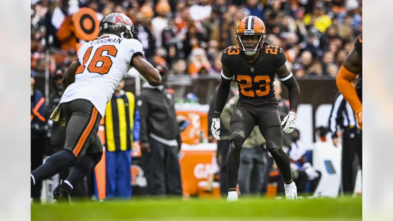 CHARLOTTE, NC - SEPTEMBER 11: Cleveland Browns corner back A.J. Green (38)  during an NFL, American