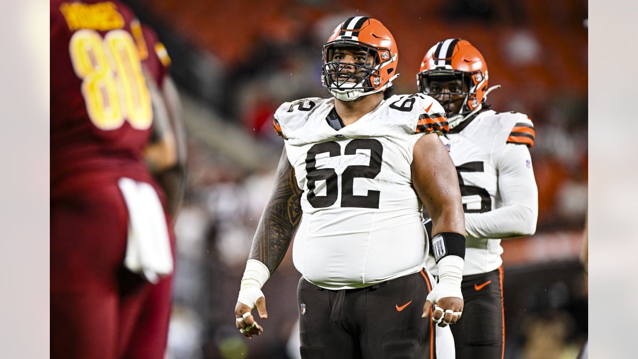 Cleveland Browns quarterback Kellen Mond passes during the second half of a  preseason NFL football game against the Washington Commanders on Friday,  Aug. 11, 2023, in Cleveland. (AP Photo/David Richard Stock Photo 