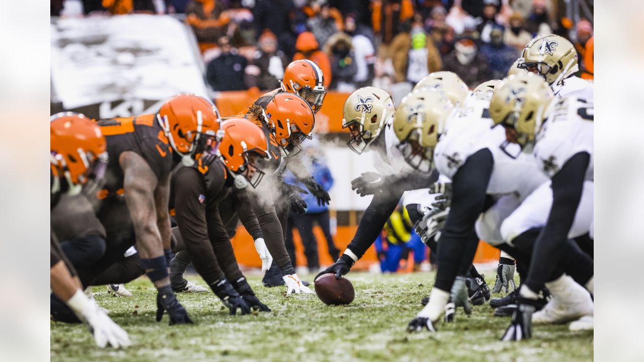 A.J. Green III Cleveland Browns Game-Used #38 Brown Jersey vs. New Orleans  Saints on December 24 2022