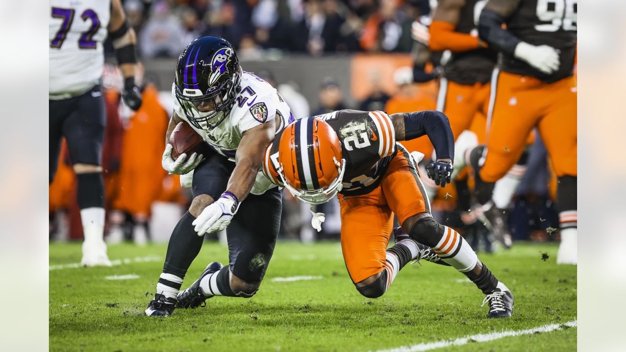 Cleveland Browns Game-Used Football vs. Baltimore Ravens on December 17 2022