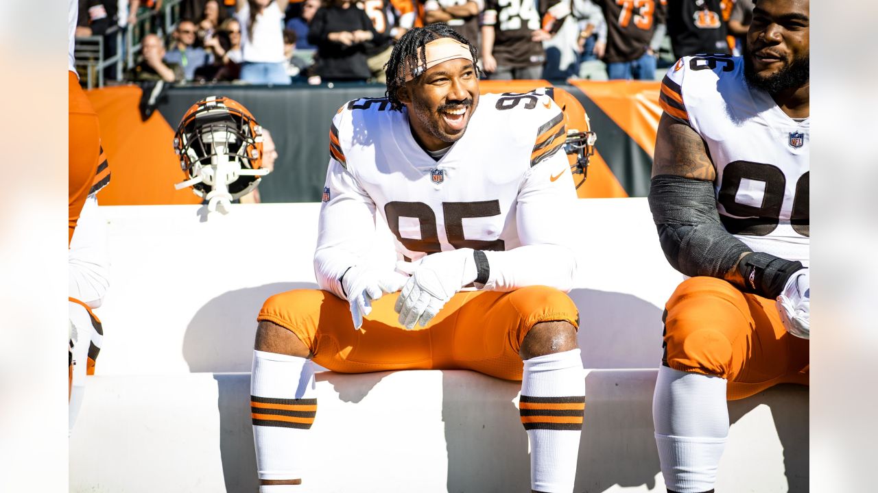 Cleveland Browns safety Richard LeCounte III (39) after an NFL football  game against the Minnesota Vikings, Sunday, Oct. 3, 2021 in Minneapolis.  Cleveland won 14-7. (AP Photo/Stacy Bengs Stock Photo - Alamy