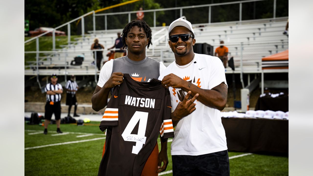 PHOTOS: Browns QB Deshaun Watson 7-on-7 high school football event