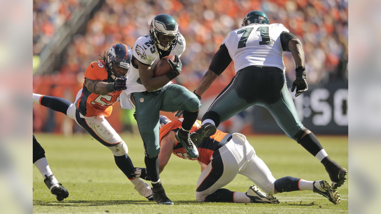 Tampa Bay Buccaneers' Daniel Te'o-Nesheim (50) grabs the jersey of  Philadelphia Eagles running back LeSEan McCoy (25) during their NFL  football game Sunday, Oct. 13, 2013 in Tampa, Fla. (AP Photo/Steve Nesius