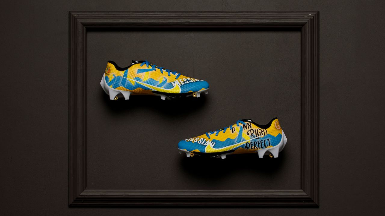 This NFL Player Designed Custom Cleats to Honor TAPS and Their