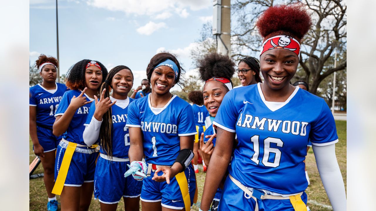 Tampa Bay Buccaneers host annual girls flag football tournament