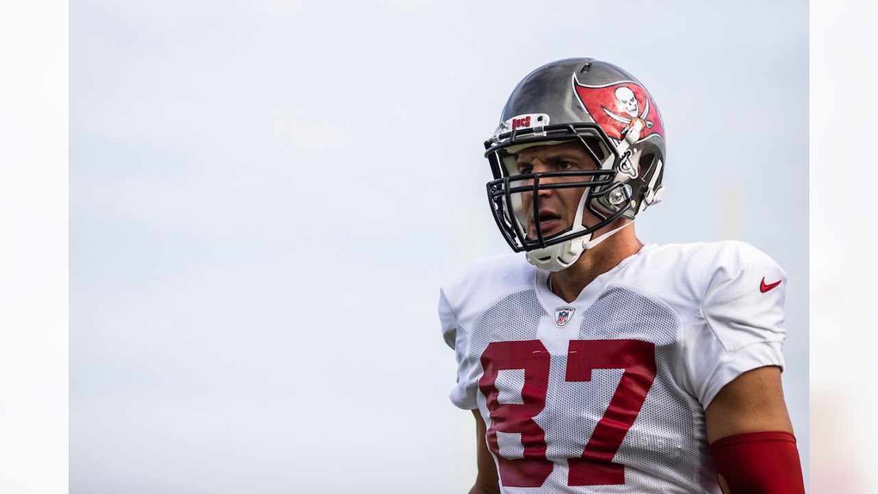 TAMPA, FL - JUL 26: Alex Cappa (65) goes thru a drill during the Tampa Bay  Buccaneers Training Camp on July 26, 2021 at the AdventHealth Training  Center at One Buccaneer Place