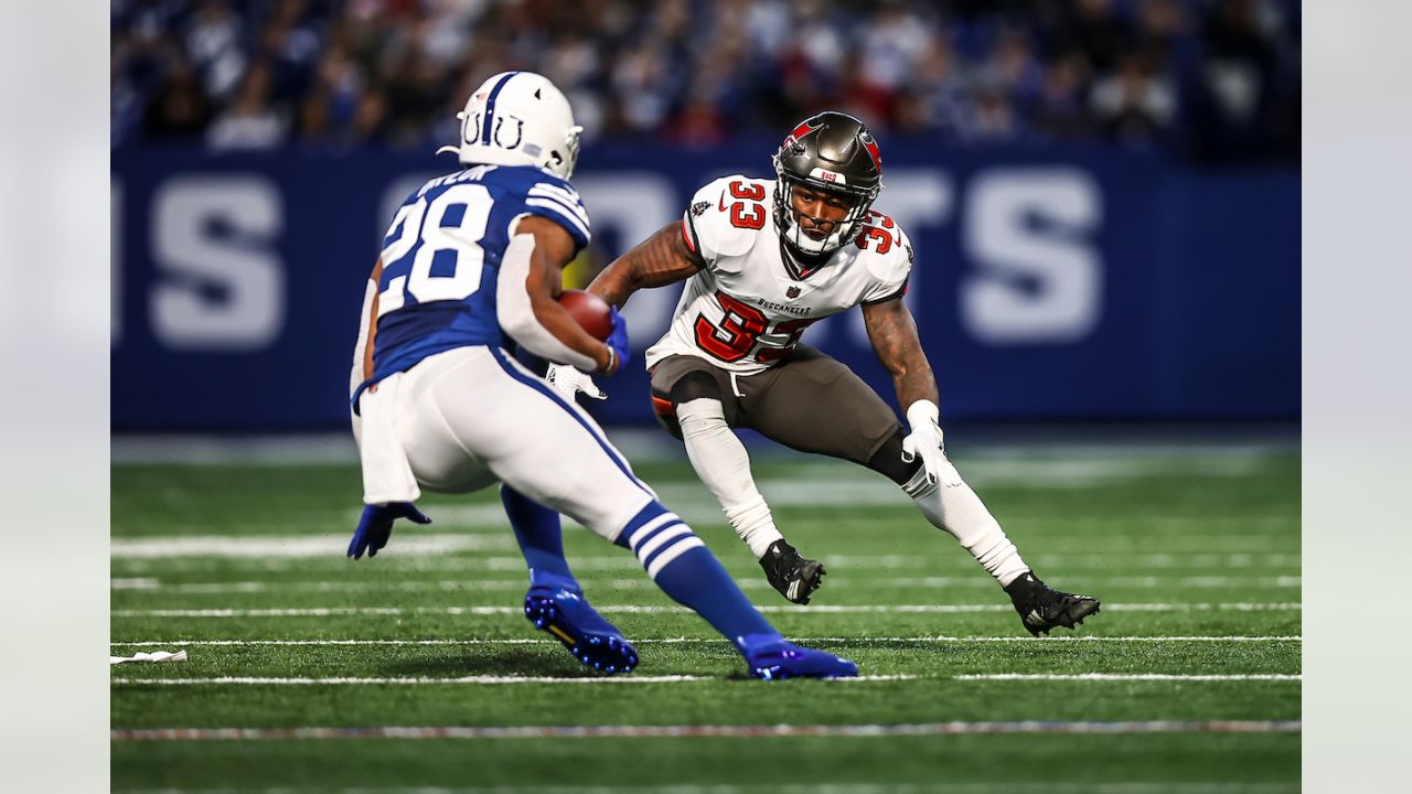 Tampa Bay Buccaneers kicker Ryan Succop (3) lines up for a field goal  attempt during an NFL football game against the Indianapolis Colts, Sunday,  Nov. 28, 2021, in Indianapolis. (AP Photo/Zach Bolinger