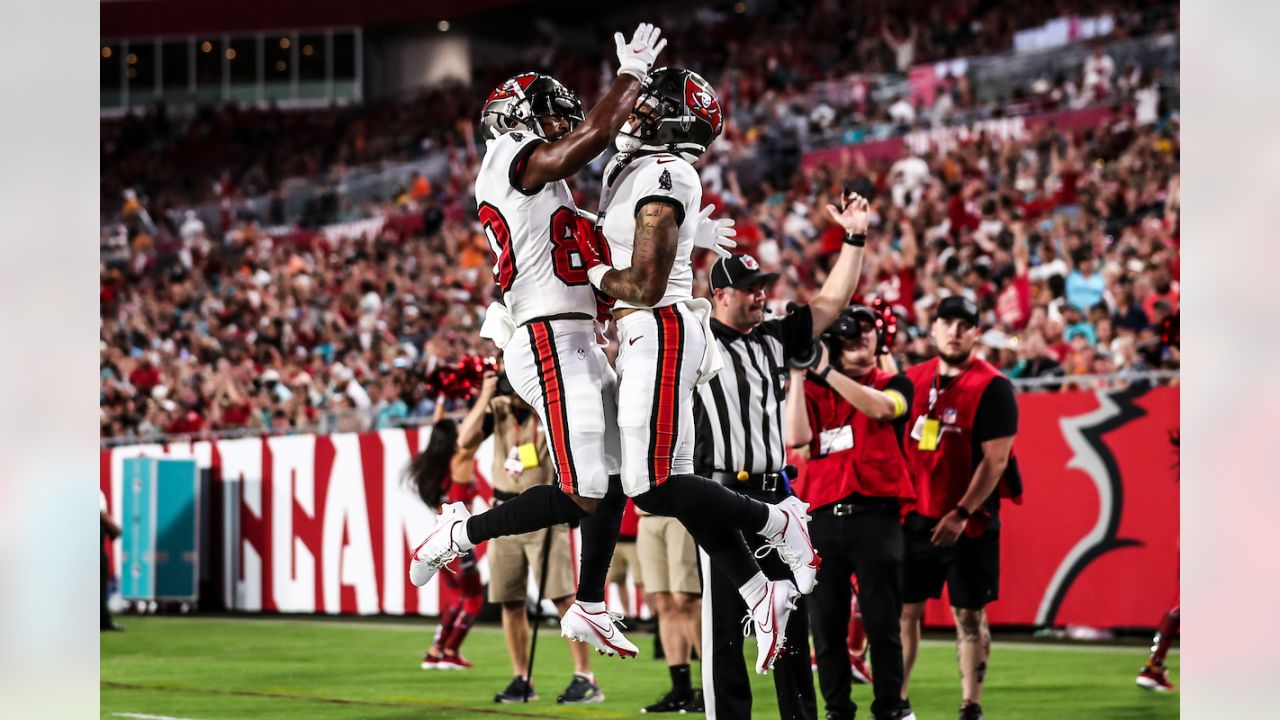 Miami Dolphins running back Myles Gaskin (37) sets up for a play during the  first half of a preseason NFL football game against the Tampa Bay  Buccaneers, Saturday, Aug. 13, 2022, in