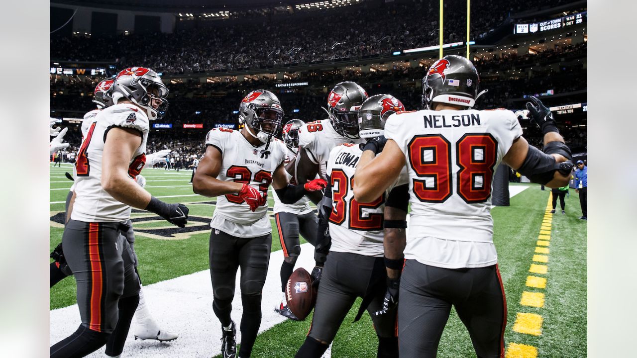 An overall interior general view of the Caesars Superdome in the second  half of an NFL football game between the New Orleans Saints and the Tampa  Bay Buccaneers in New Orleans, Sunday