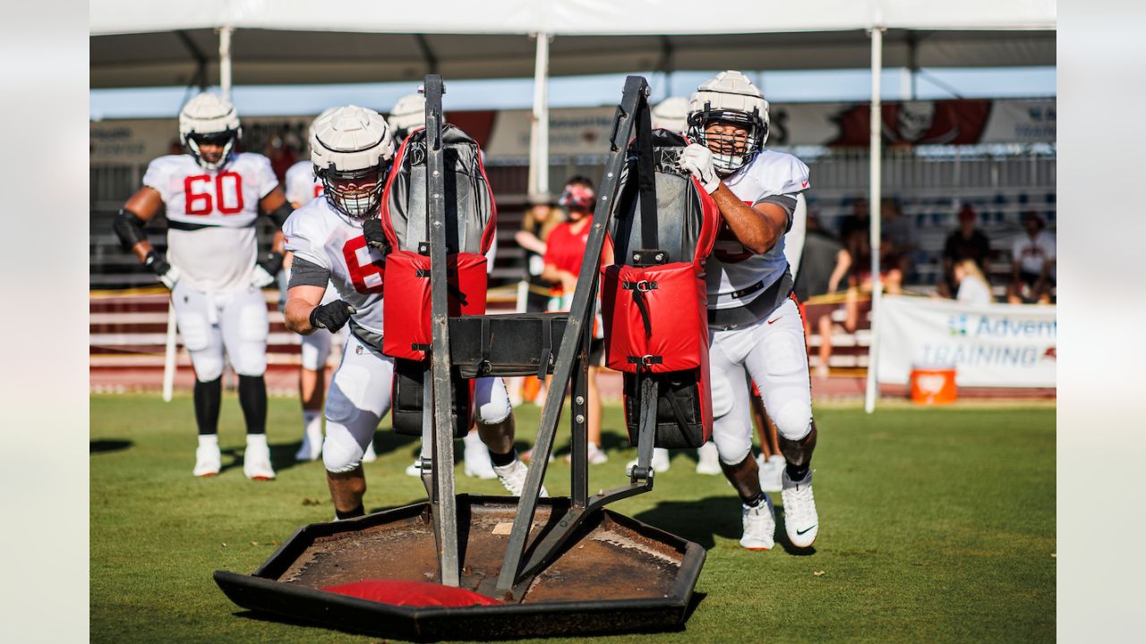 TAMPA, FL - JUL 30: Tampa Bay Buccaneers defensive back Sean Murphy-Bunting  (23) goes thru a drill during the Tampa Bay Buccaneers Training Camp on  July 30, 2022 at the AdventHealth Training